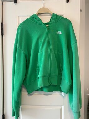 The North Face Bright Green Full-Zip Women's Hoodie